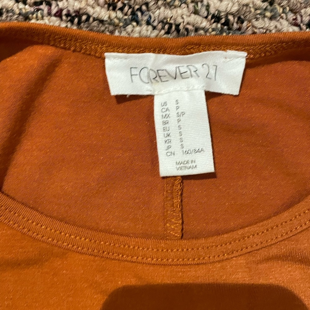 Forever 21 Rust Orange midi dress - Picture 3 of 4